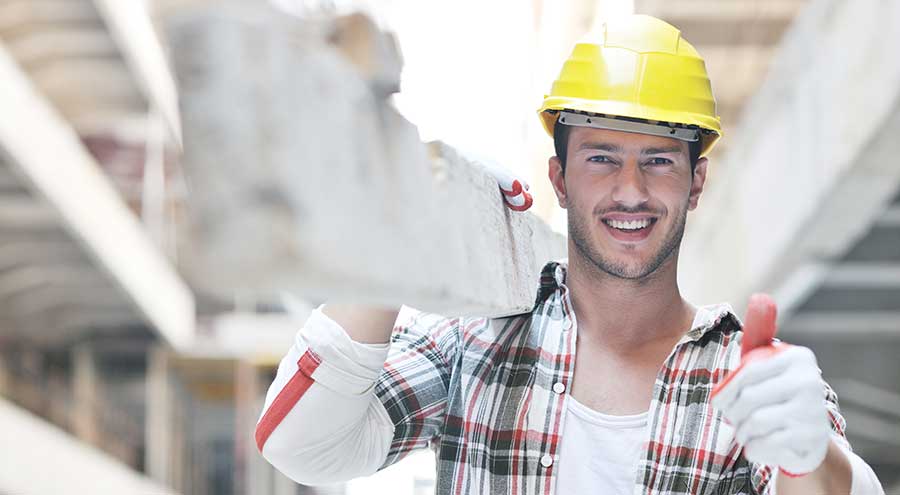 Why get a home inspection? Home builder on the job site.