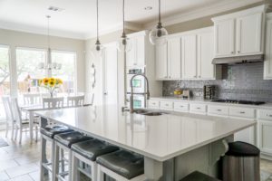 Updated kitchen in home for sale - home inspection company.